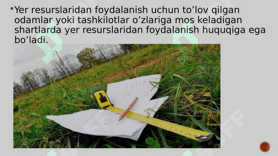 YER RESURSLARIDAN FOYDALANISHNING HUQUQIY  ASOSLARI 3