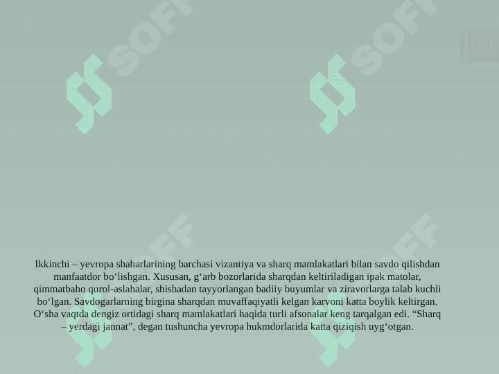 Salib yurishlari va uning ahamiyati 7