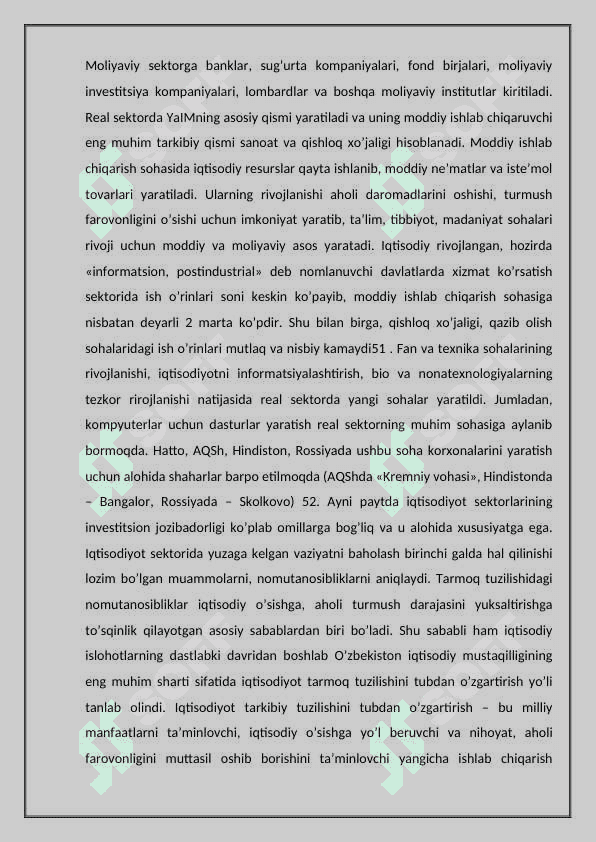 Iqtisodiyotning real sektoriga investitsiyalarni yoʻnaltirish 3