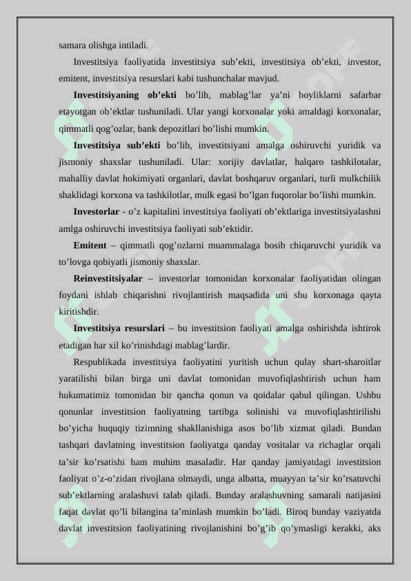 Iqtisodiyotning real sektoriga investitsiyalarni yoʻnaltirish 6