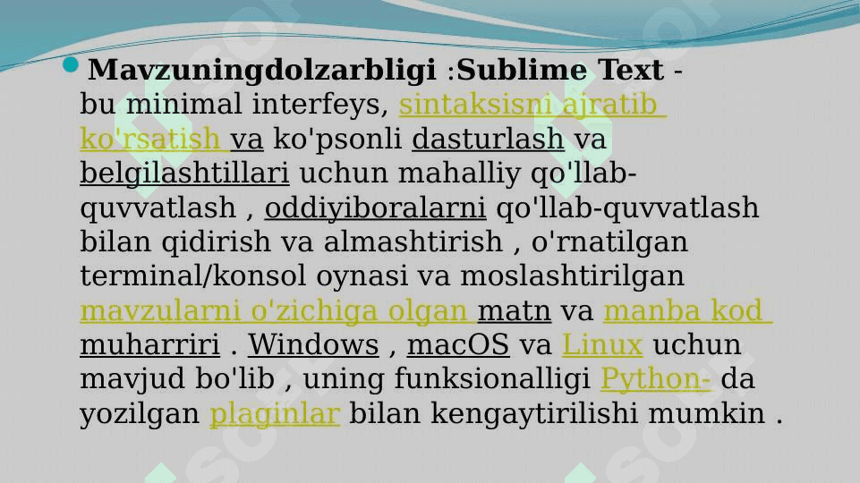 KOMPYUTER GRAFIKASI VA WEB DIZAYN” FANIDAN TAQDIMOT 3