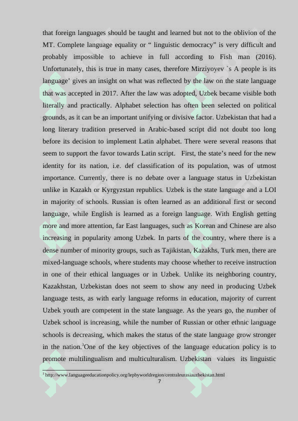 Teaching foreign languages in Uzbekistan 7