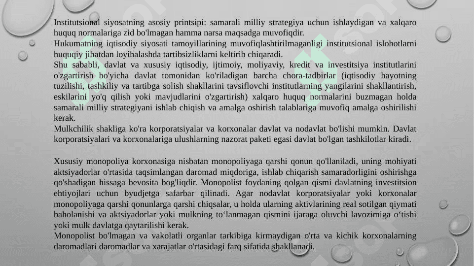 Institutsional siyosat 7