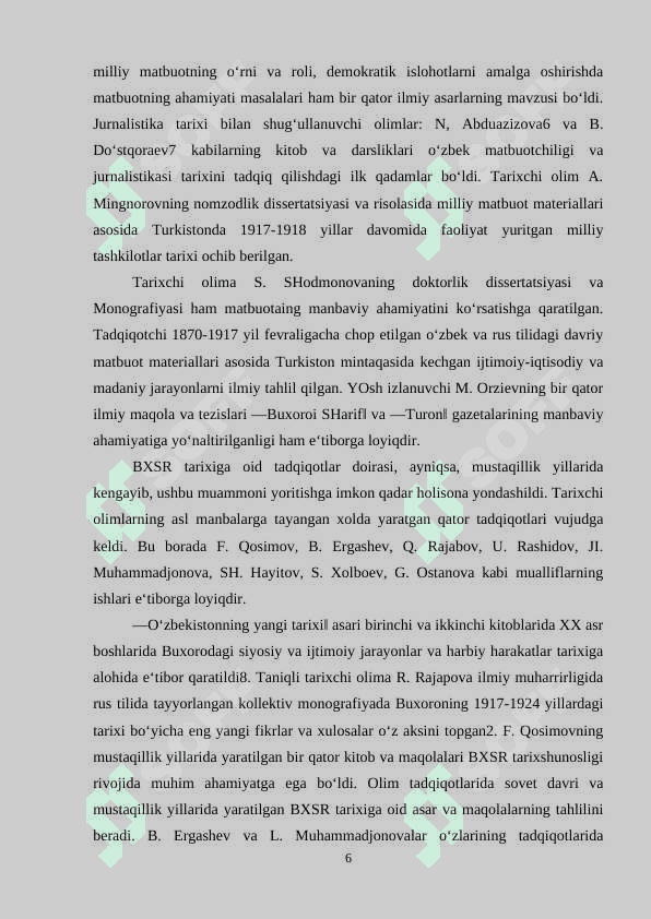 BXSR va XXSR tashqi siyosati 6