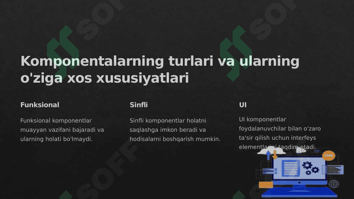Kompomentaga asoslangan dasturiy ta’minot injiniringi(Component-based software engineering) 3