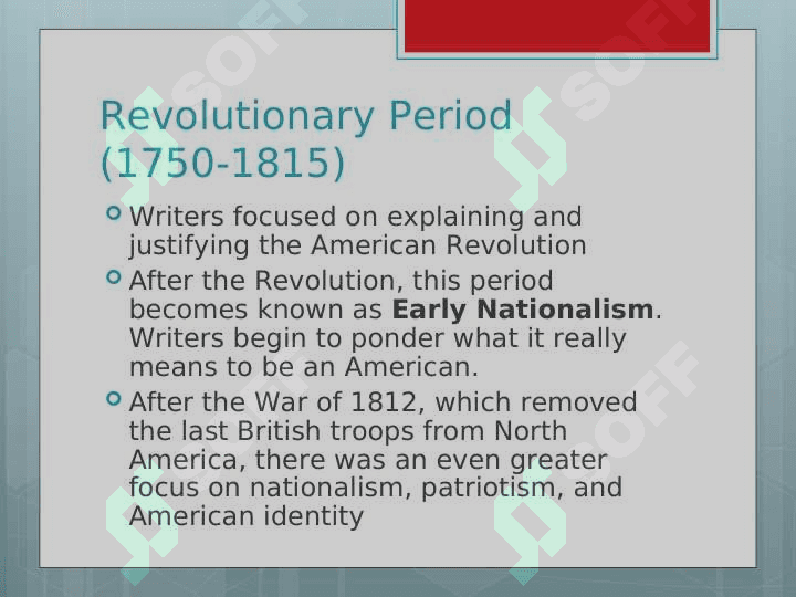 Overview of American Literature 8