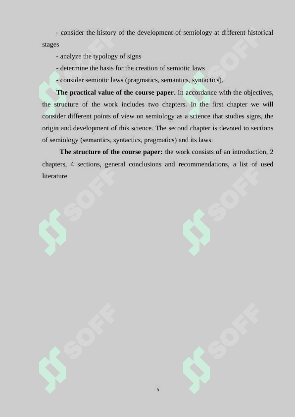 Semiology types of meaning 4