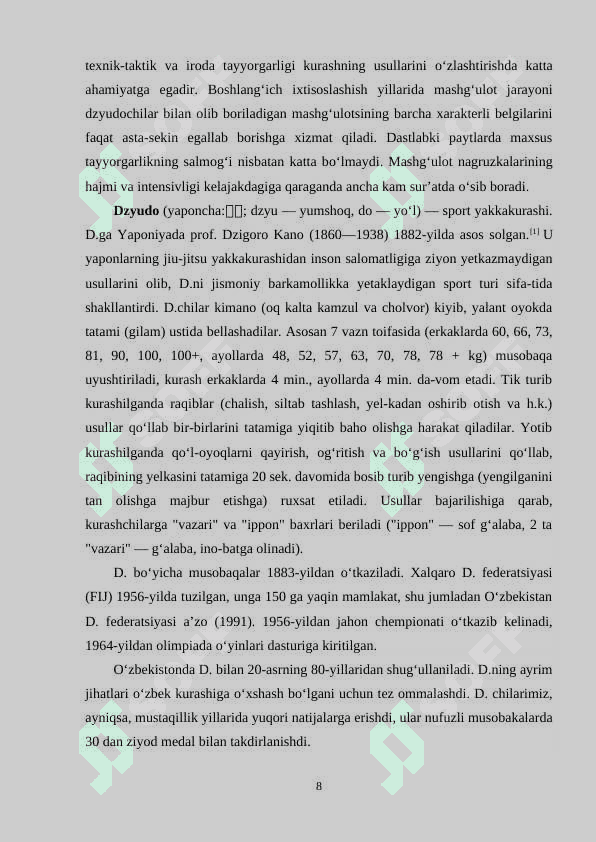 DZYUDODA TAKTIK TAYYORGARLIK VA UNING MAQSADI VA VAZIFALARI 7