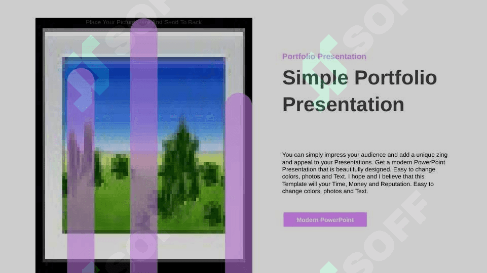 injenering PowerPoint shablon, Abstract Color Wave PowerPoint Templates 8