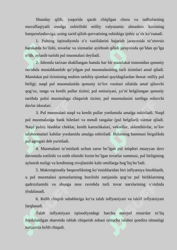 O’zbekiston Respublikasi  valyuta  siyosati. 7