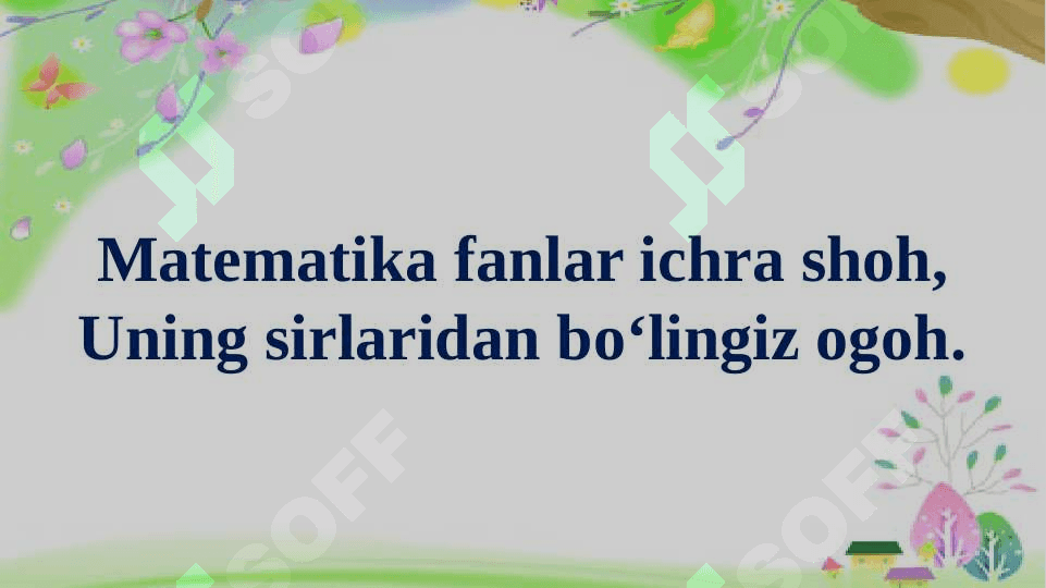 Juft va toq sonlar 1-sinf 2