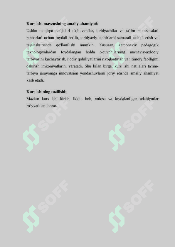 Sinfdan va maktabdan tashqari tarbiyaviy ishlarni rejalashtirish metodikasi 4