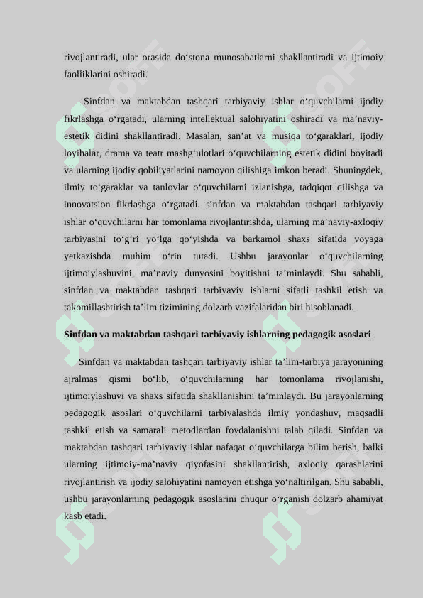 Sinfdan va maktabdan tashqari tarbiyaviy ishlarni rejalashtirish metodikasi 7