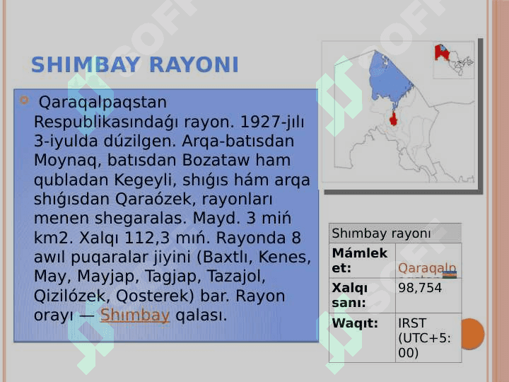 SHIMBAY RAYONI XALQI HA’M EKONOMIKASI 2