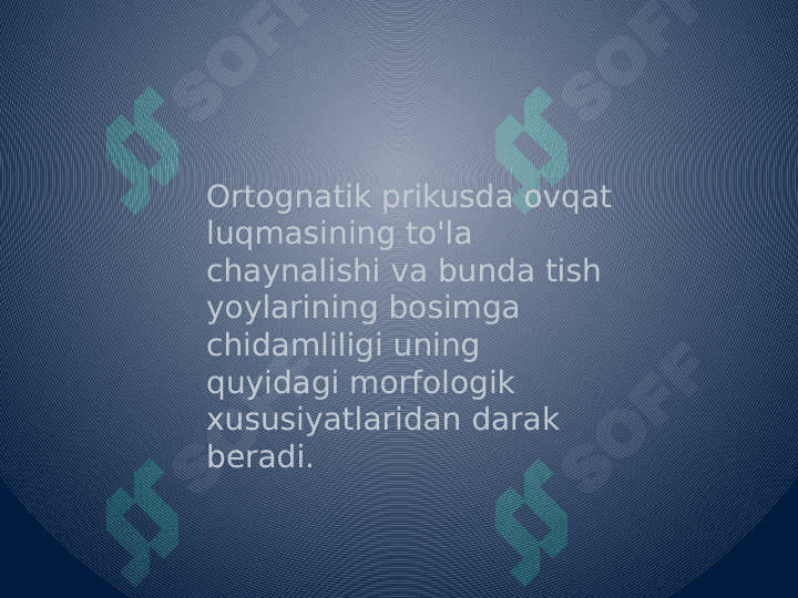 Prikus va tish taraqqiyotida          uchraydigan anomaliyalar 8