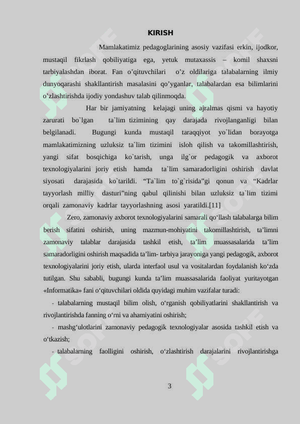 Photoshop grafik dasturida ishlash mavzusini o’qitishda interfaol texnologiyalardan foydalanish metodikasi 3