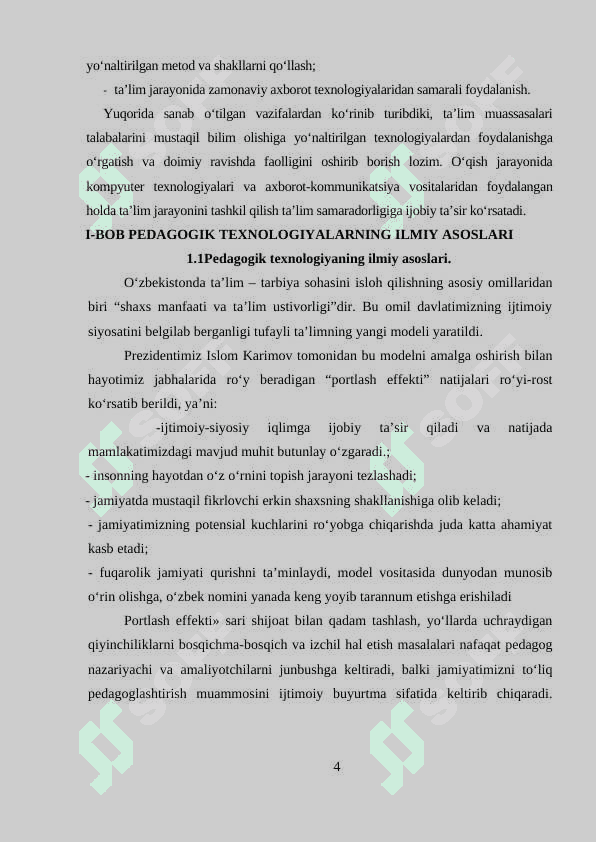 Photoshop grafik dasturida ishlash mavzusini o’qitishda interfaol texnologiyalardan foydalanish metodikasi 4