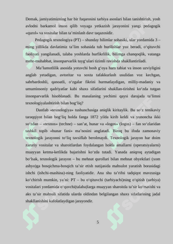 Photoshop grafik dasturida ishlash mavzusini o’qitishda interfaol texnologiyalardan foydalanish metodikasi 5