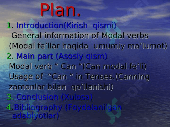 Modal verb can 2