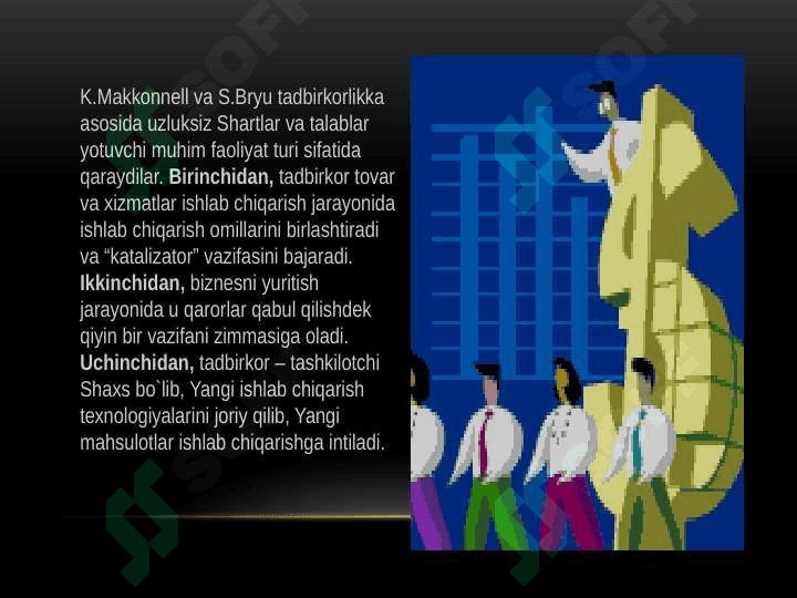 Tadbirkorlarning tashkiliy iqtisodiy asoslari 2