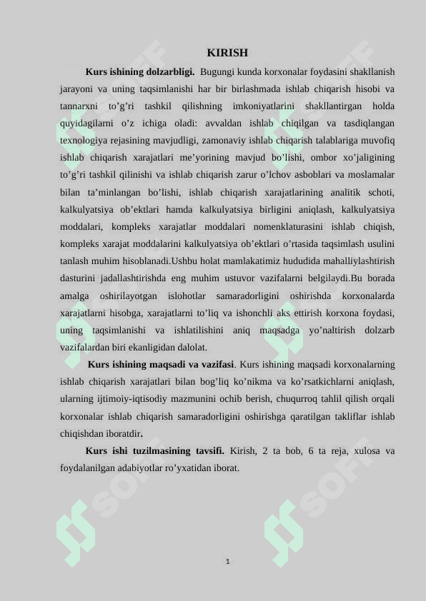 Ishlab chiqarish xarajatlari 2