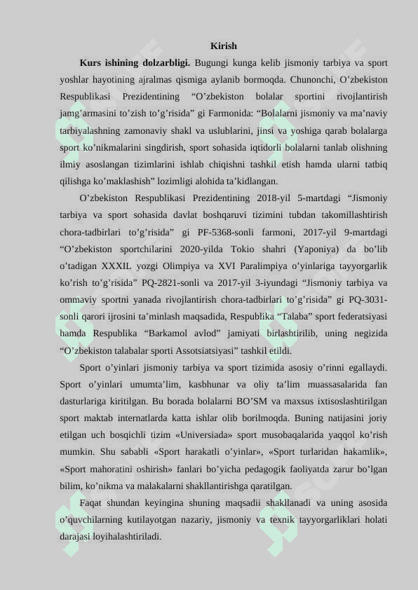 YENGIL ATLETIKACHILARNING UMUMIY JISMONIY TAYYORGARLIGINI AMALGA OSHIRISHDA QO’LLANILADIGAN VOSITA VA USLUBLAR 2