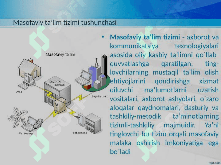 MASOFAVIY TA’LIM TIZIMI  HAQIDA TUSHUNCHA 3
