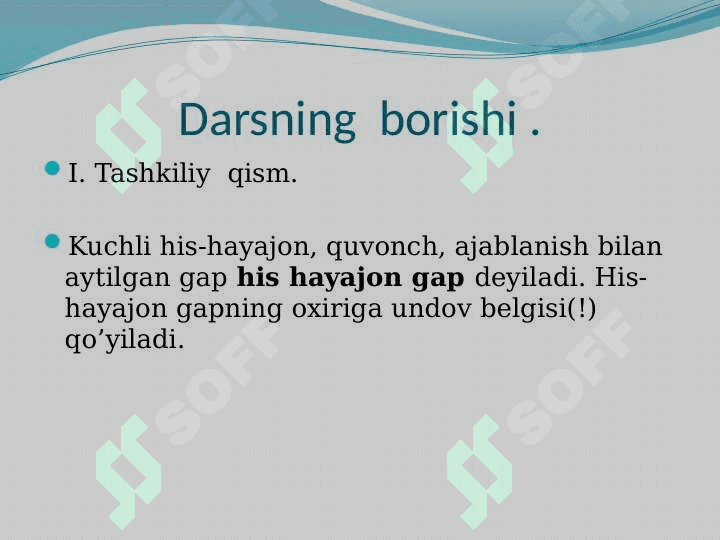 His hayajonli gaplarda tinish belgilarni qo’llanilishi 2