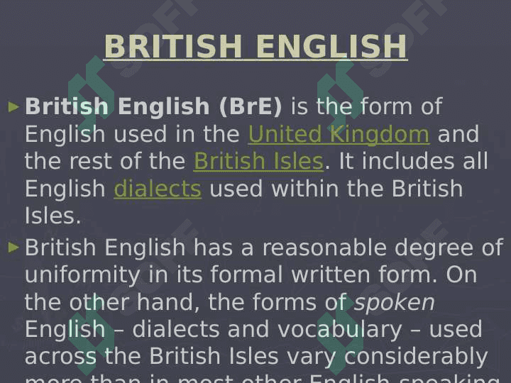 Difference Between American English And British English 3