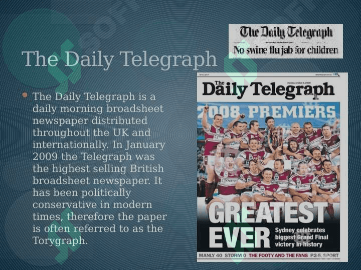 Newspapers in the UK! 5