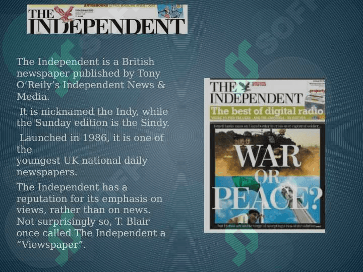 Newspapers in the UK! 8