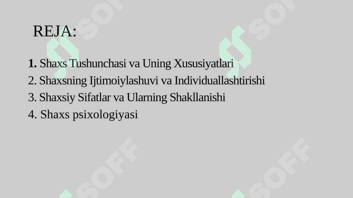 Shaxs Psixologiyasi 2