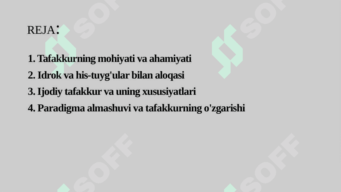 Tafakkur va uning turlari 2