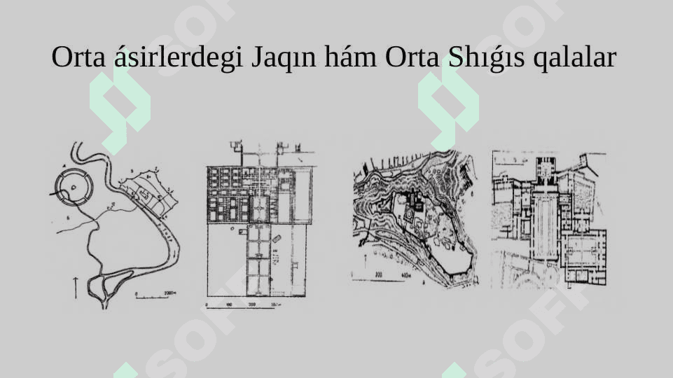 XI-XV-ásirlerde qalalar hám ónermentshilik 5