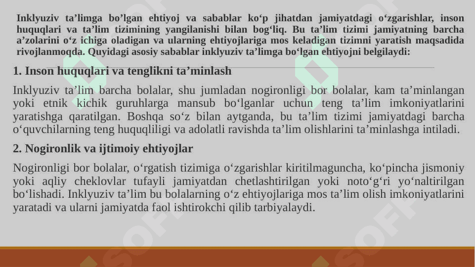 Inklyuziv ta’limning nazariy asoslari 7