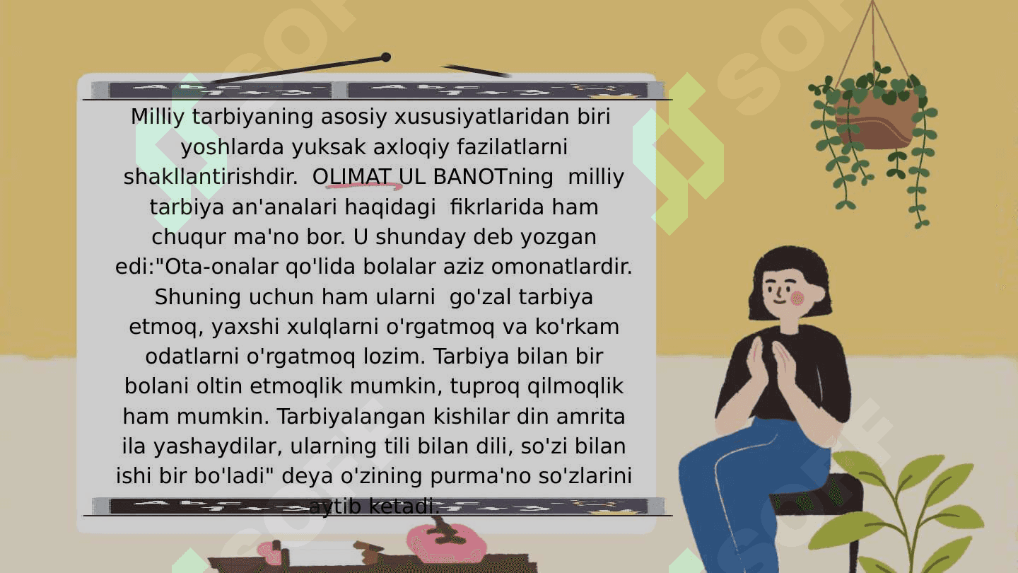 Milliy tarbiyaning mazmuni va mohiyati 8