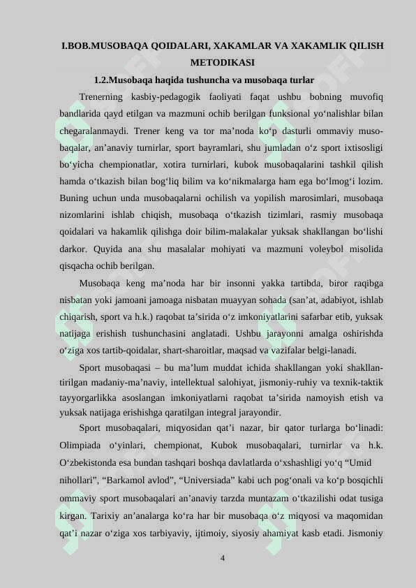 Musobaqa Nizomi va uni o‘tkazishning tashkiliy-uslubiy masalalari 4