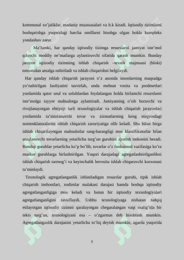 Iqtisodiy jarayonlarni ekonometrik tahlil etishda excel elektron protsessoridan foydalanish 5