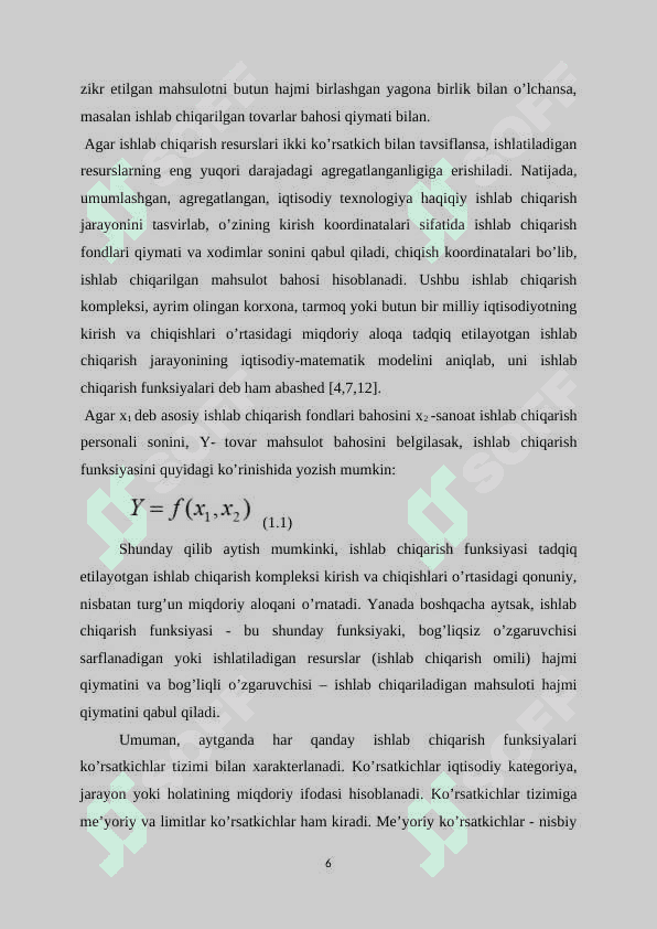 Iqtisodiy jarayonlarni ekonometrik tahlil etishda excel elektron protsessoridan foydalanish 6
