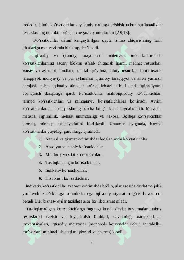 Iqtisodiy jarayonlarni ekonometrik tahlil etishda excel elektron protsessoridan foydalanish 7