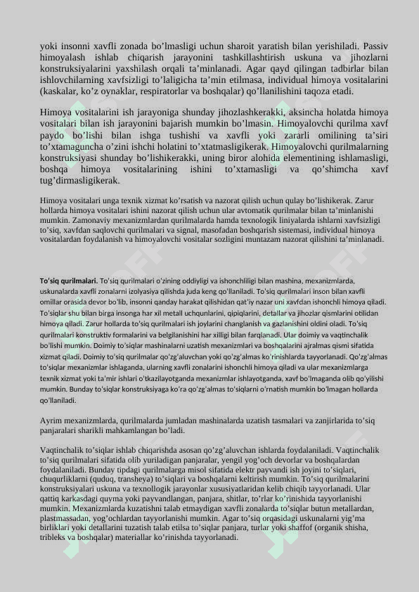 Mashina va mexanizmlar uchun texnika xavfsizligi talablari keltiriladigan meyoriy hujjatlar tizimi 4