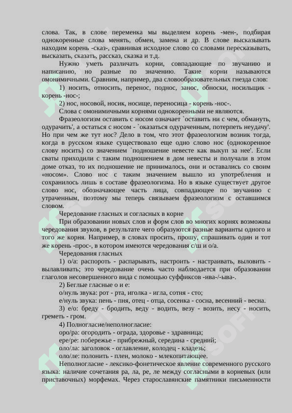 Морфемика. Состав слова. Морфема как единица языка. 4