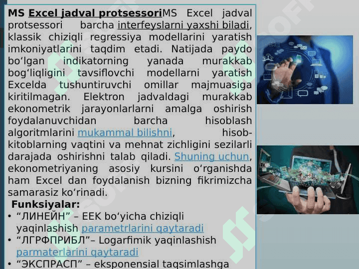 Ekonometrik tadqiqotlarda axborot texnologiyalari 3