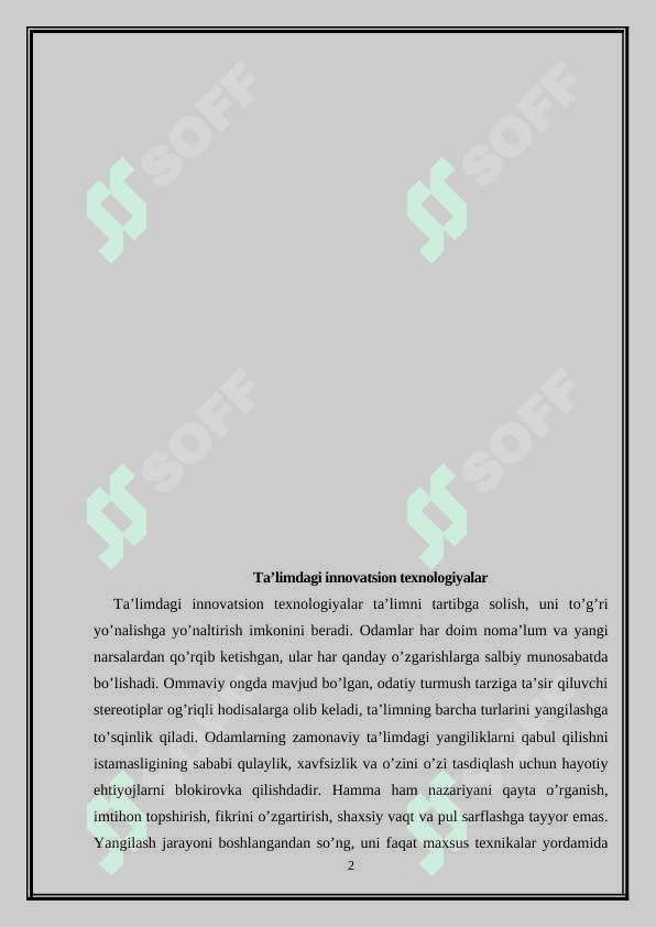 Ta’limda innovatsion metodlar 2