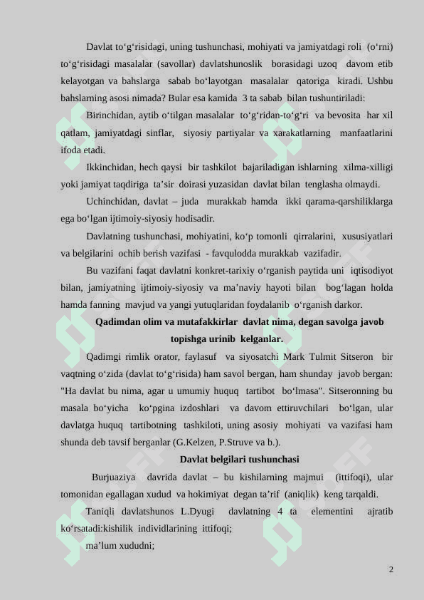 Dasturlash tillarini o’qitish metodikasi K 2