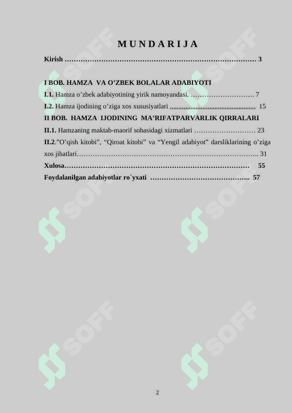 Hamzaning o‘zbek bolalar adabiyotida tutgan o‘rni 2