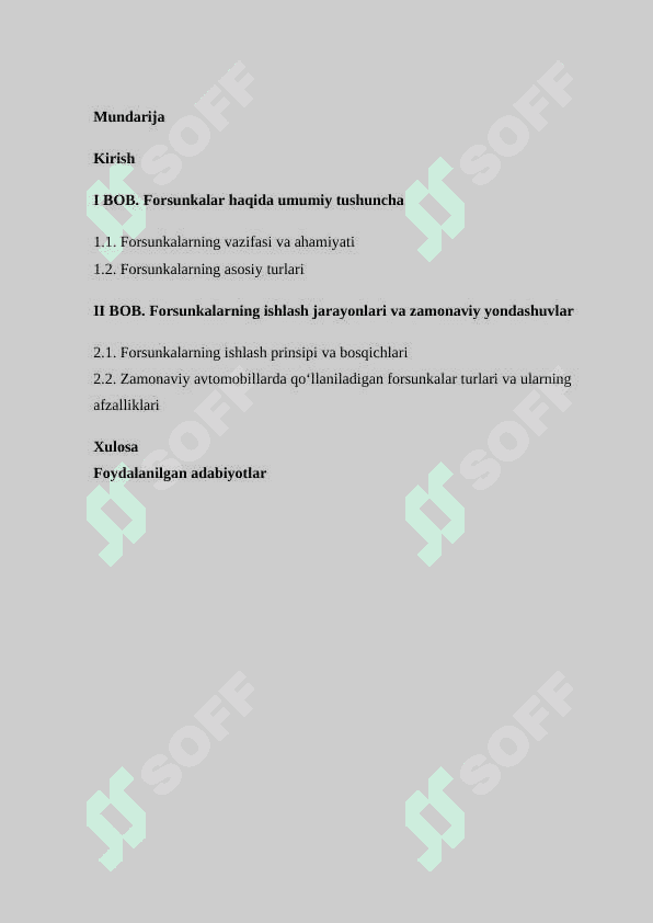 Forsunkalar ularning turlari ishlash jarayonlari k 2