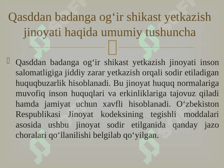 QASDDAN BADANGA OG'IR SHIKAST YETKAZISH 5