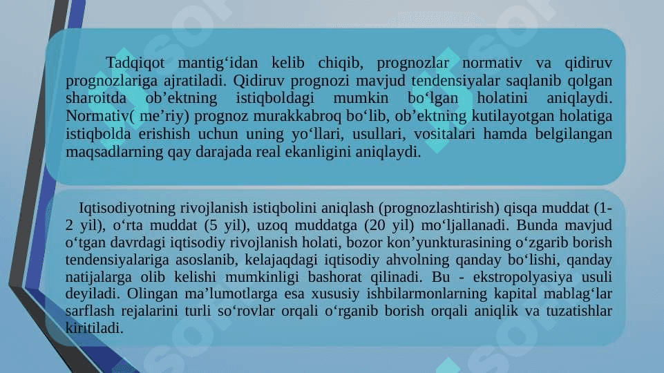 Ijtimoiy-iqtisodiy rivojlanishni  dasturlash, prognozlashtirish va rejalashtirish 3