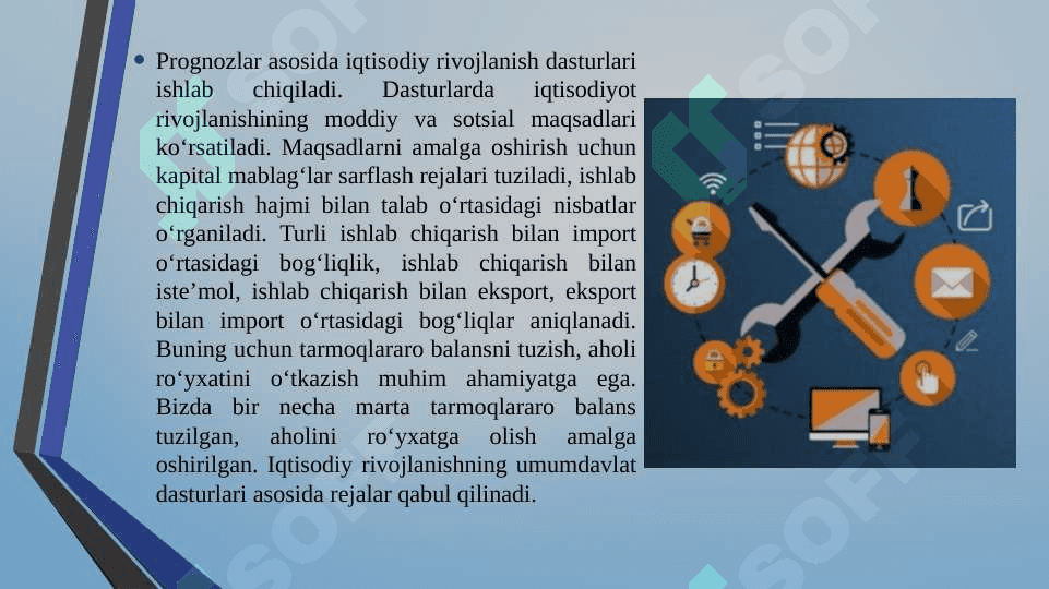 Ijtimoiy-iqtisodiy rivojlanishni  dasturlash, prognozlashtirish va rejalashtirish 4